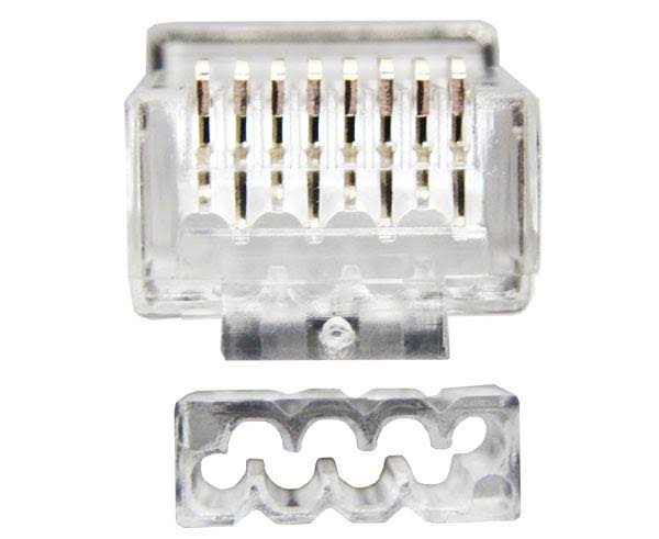 100 Pack Shielded RJ45 Connector for Cat6 N5621
