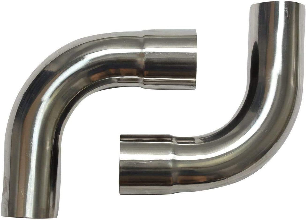 2.25 Stainless Steel Mandrel Bend Exhaust Kit Tubing 8PCS F679291