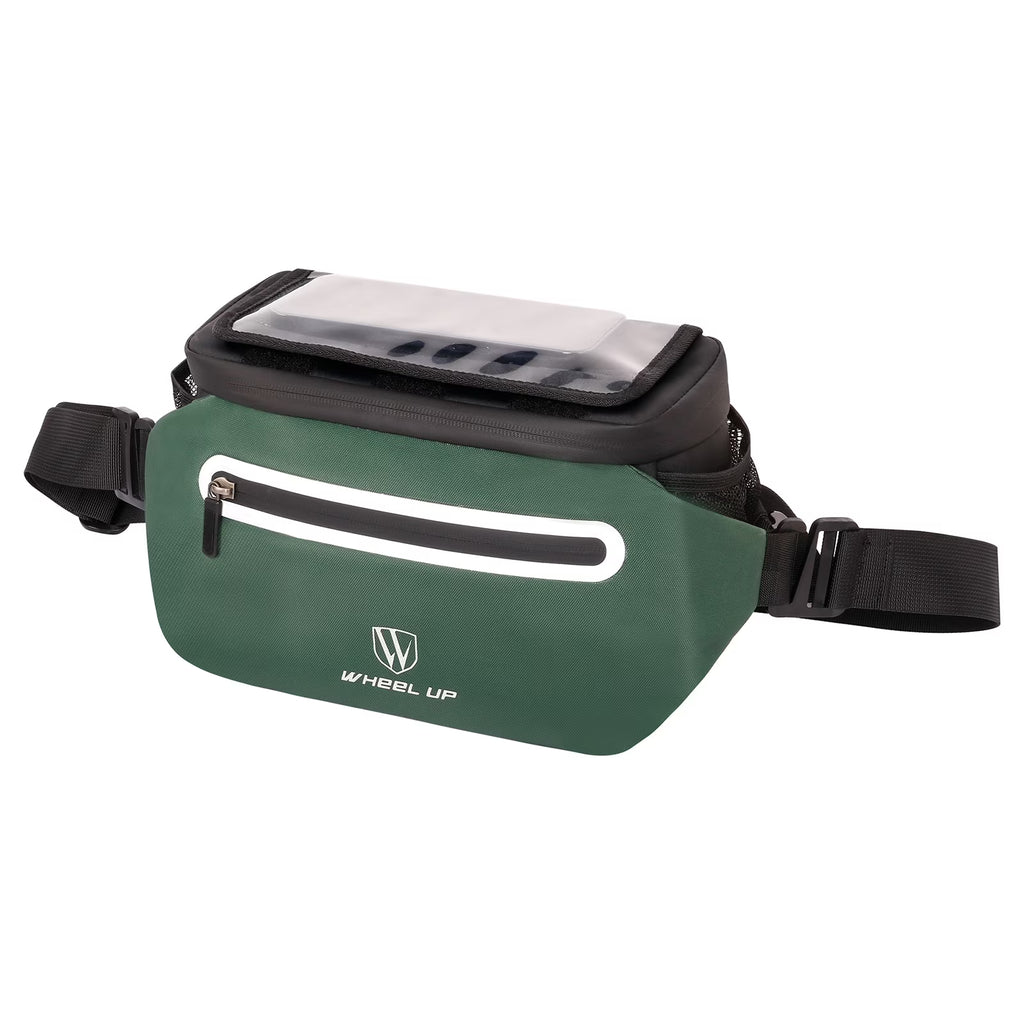 Bicycle Bag with Handlebar Storage Pouch and Phone Holder V181118