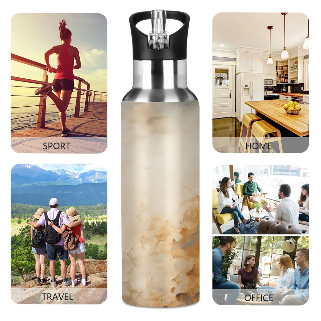 Stainless Steel Insulated Water Bottle with Straw Lid Z927253