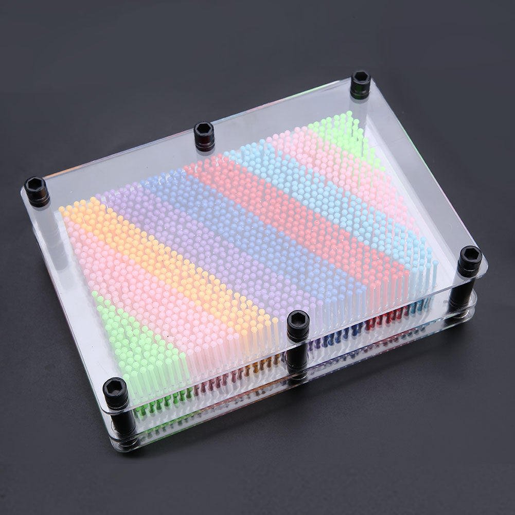 3D Pin Art Board Plastic Desktop Sculpture R2742