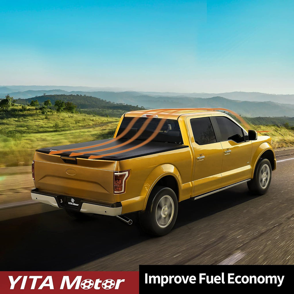 Soft Tri-fold Truck Bed Tonneau Cover for 6.5 ft Bed N671043