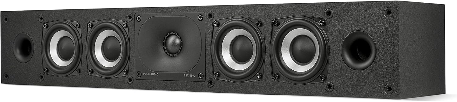 Compact Center Channel Speaker, Midnight Black H5926