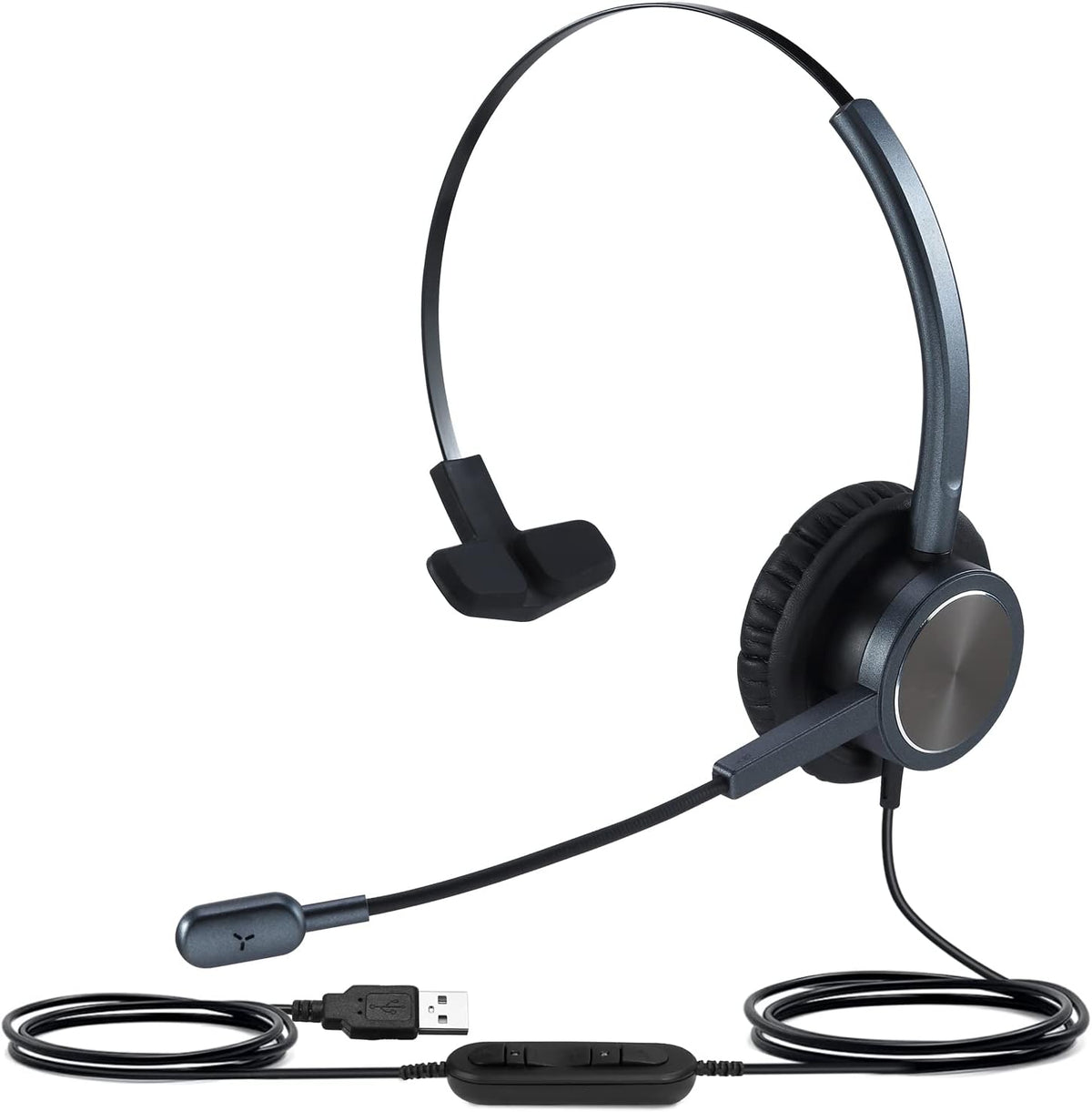 Pack of 2 USB PC Headset with Noise Cancelling Microphone F27682