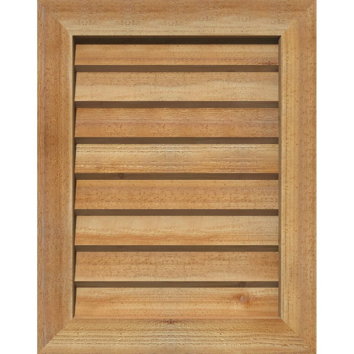 Unfinished Vertical Gable Vent U3495