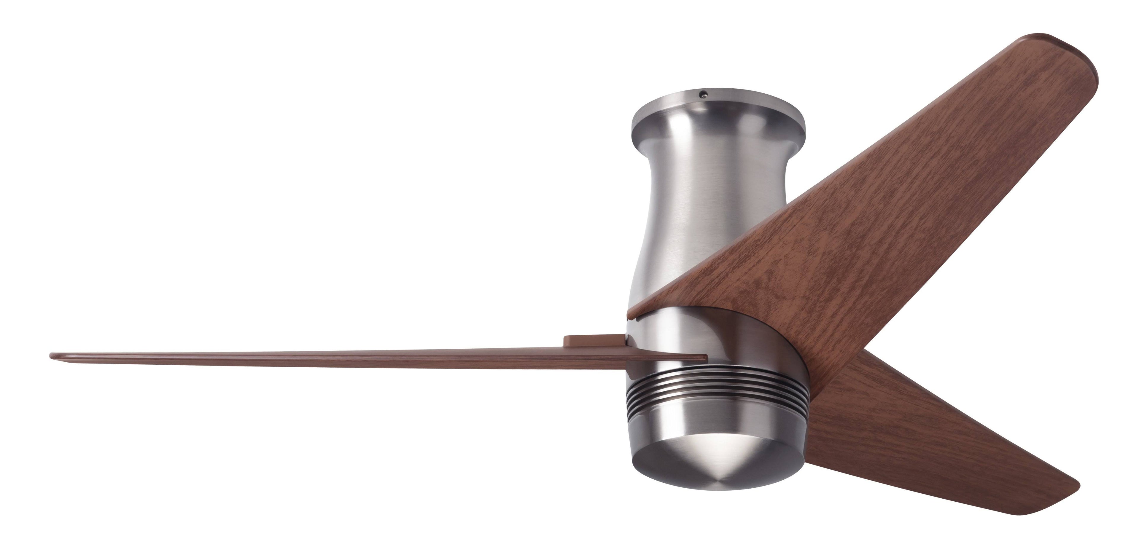 Gray/White Flush Mount DC Ceiling Fan T53630