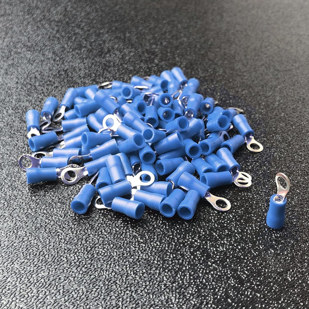 100pcs Insulated Electrical Crimp Connectors (12-10ga Yellow) H755
