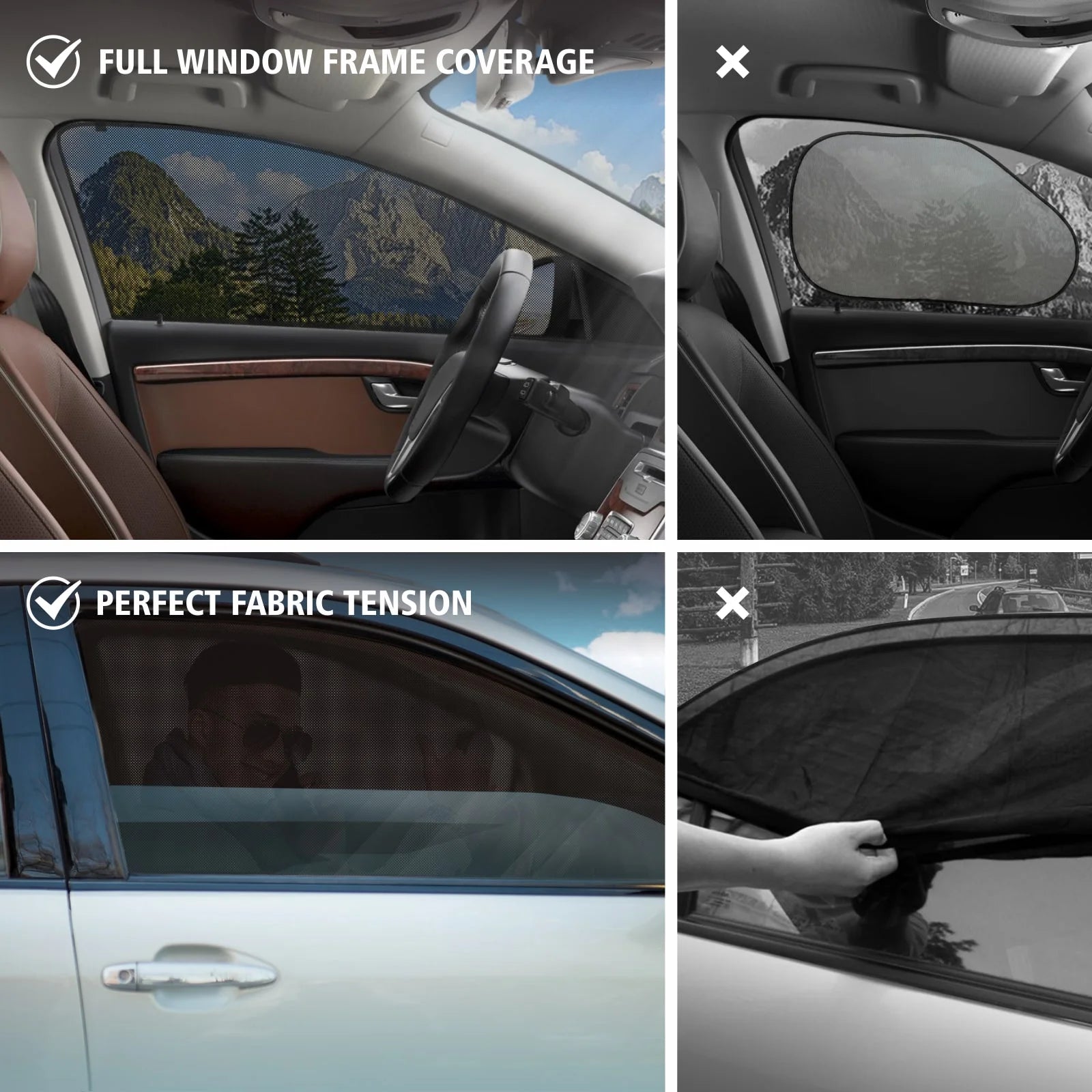 Magnetic Car Window Sunshade for Toyota Highlander 2014-2019 L2412