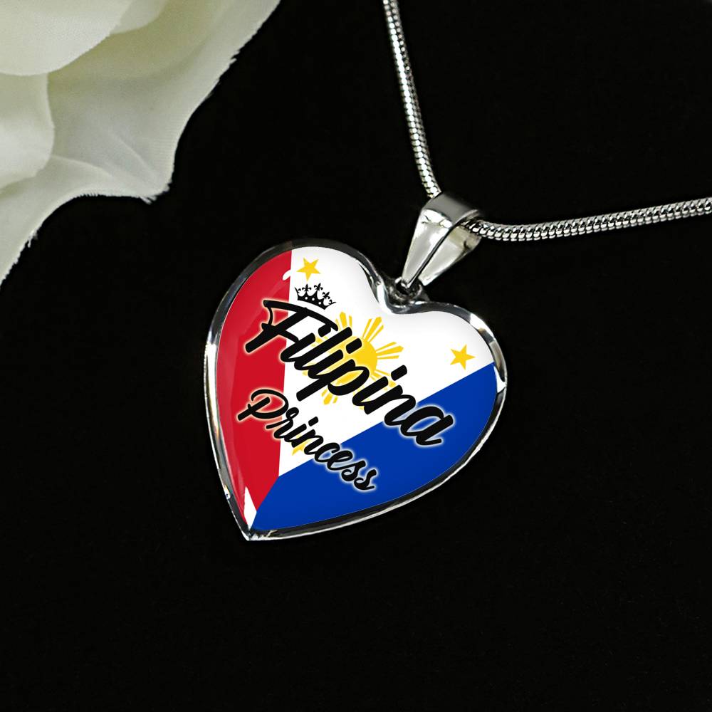 Stainless Steel or 18k Gold Heart Pendant Necklace S3516