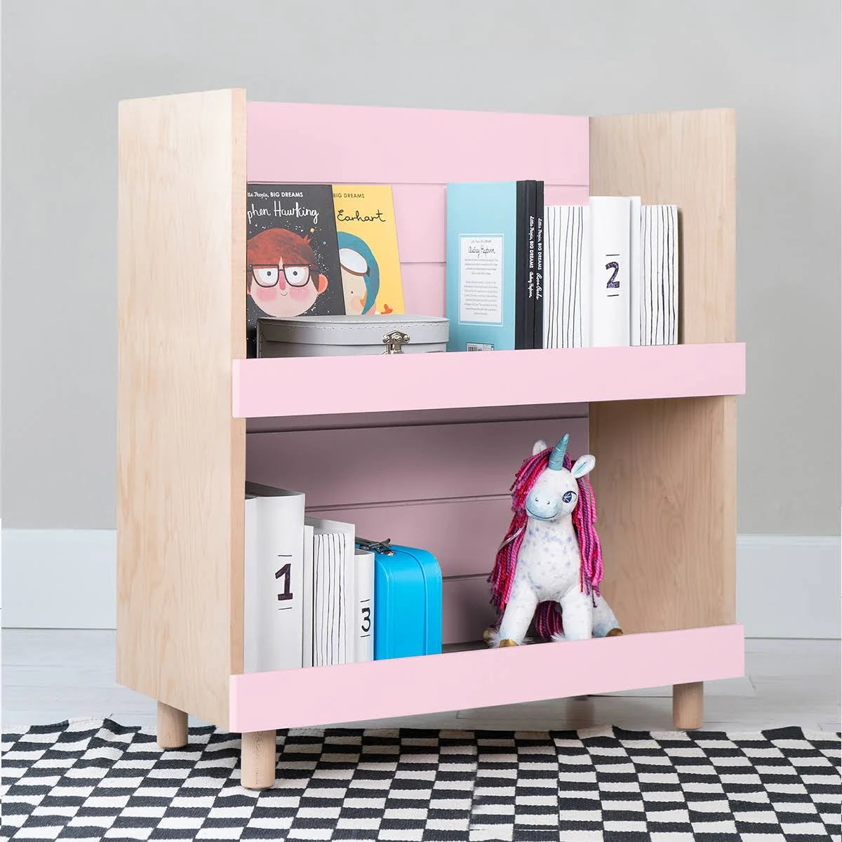 Maple White Kids Bookcase M1003