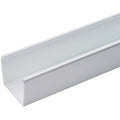 White PVC Cable Raceway Solid Duct G482636