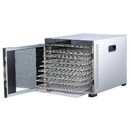 10 Tray All Stainless Steel Dehydrator with Glass Door B96411