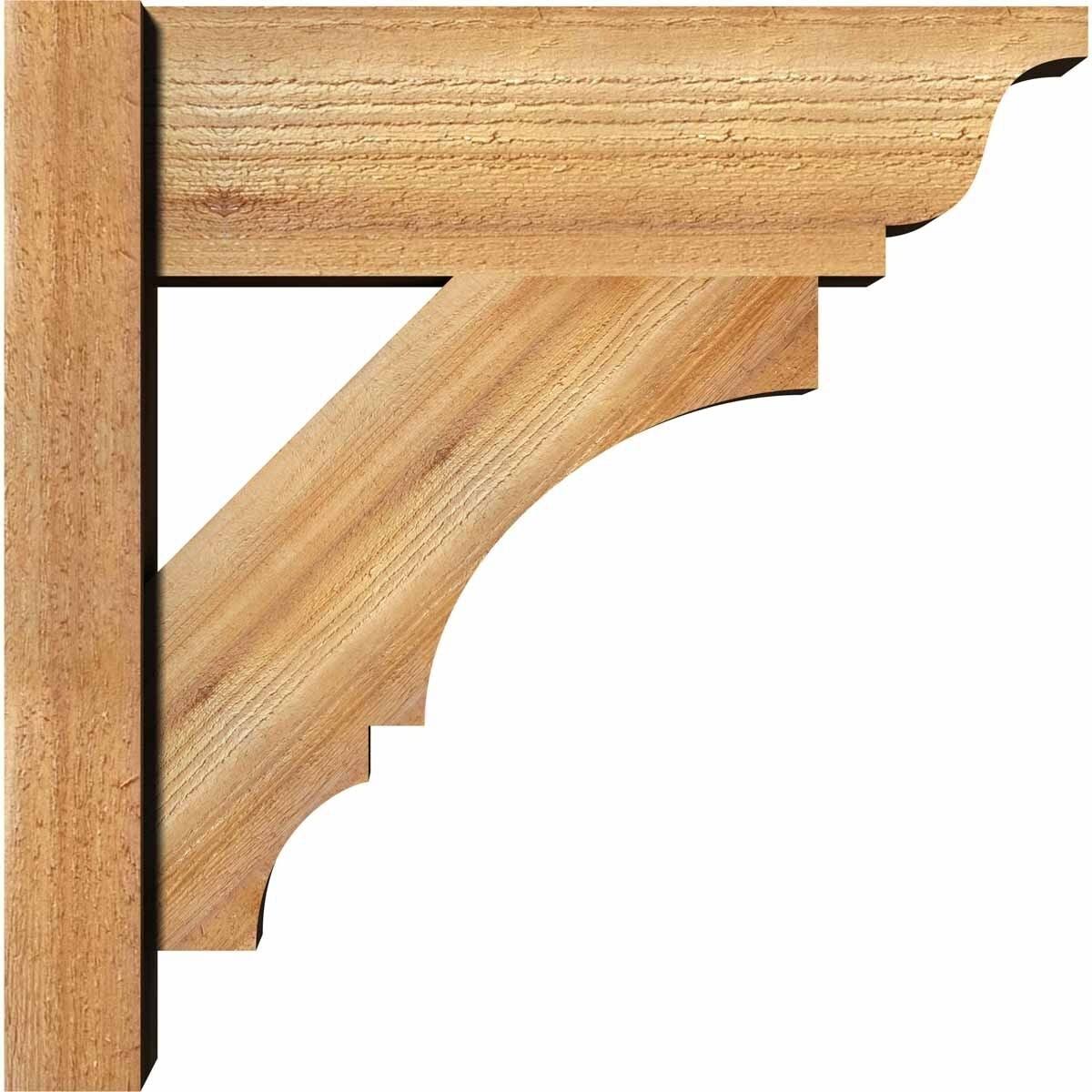 8x22W x 30x22D x 34x22H Western Red Cedar Traditional Outlooker F10424