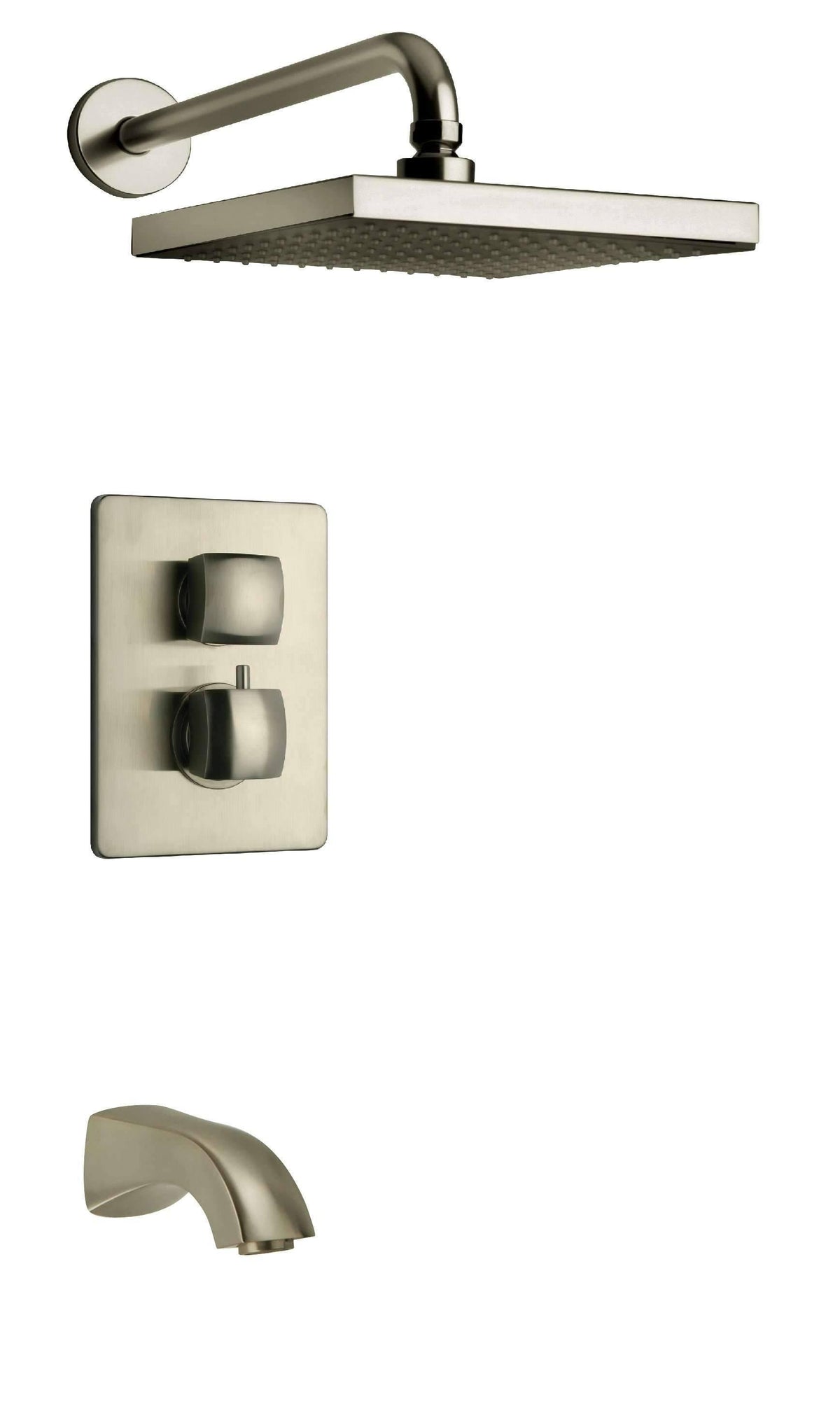 Brushed Nickel 2-Handle Tub and Shower Faucet R2120