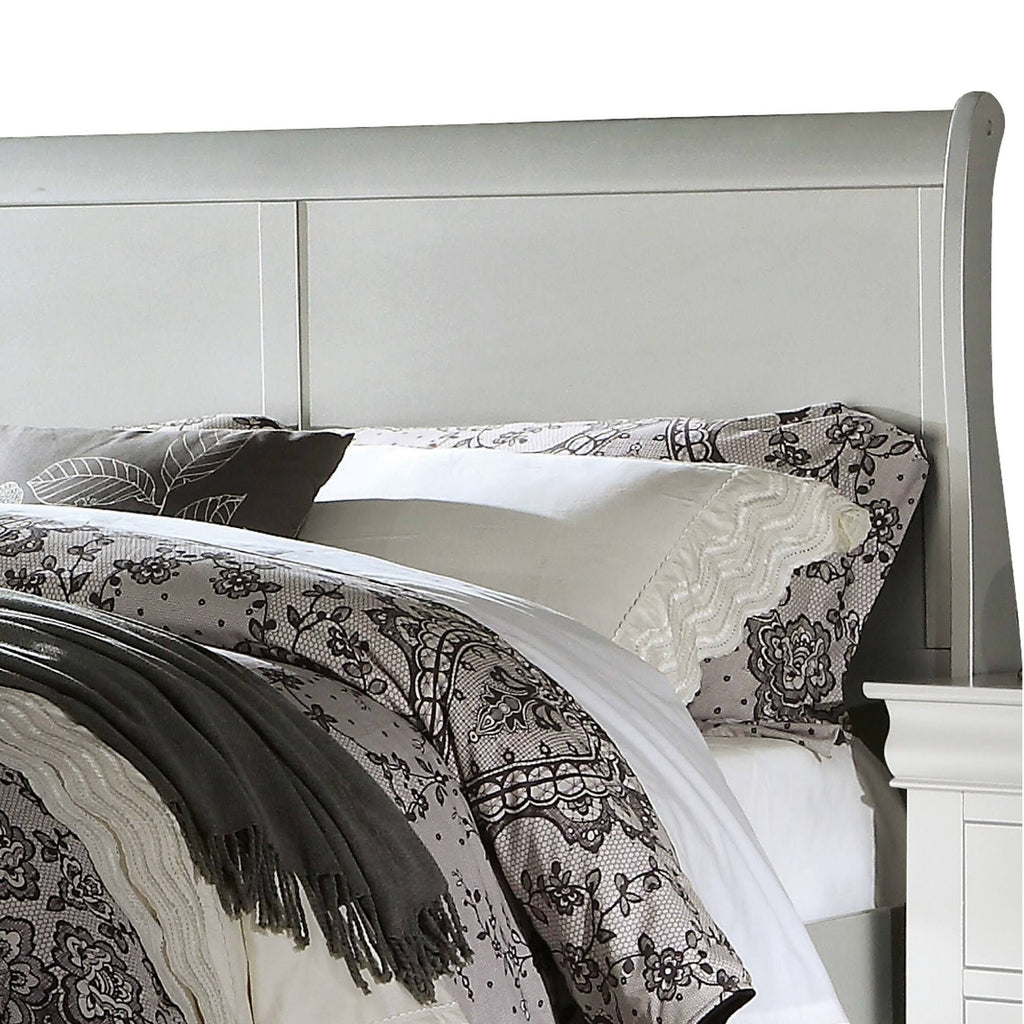 Silver Full Size Bed U141