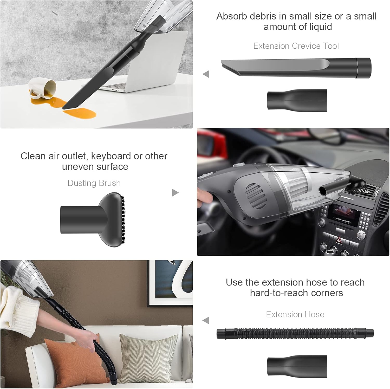 Cordless Rechargeable Handheld Vacuum O824584