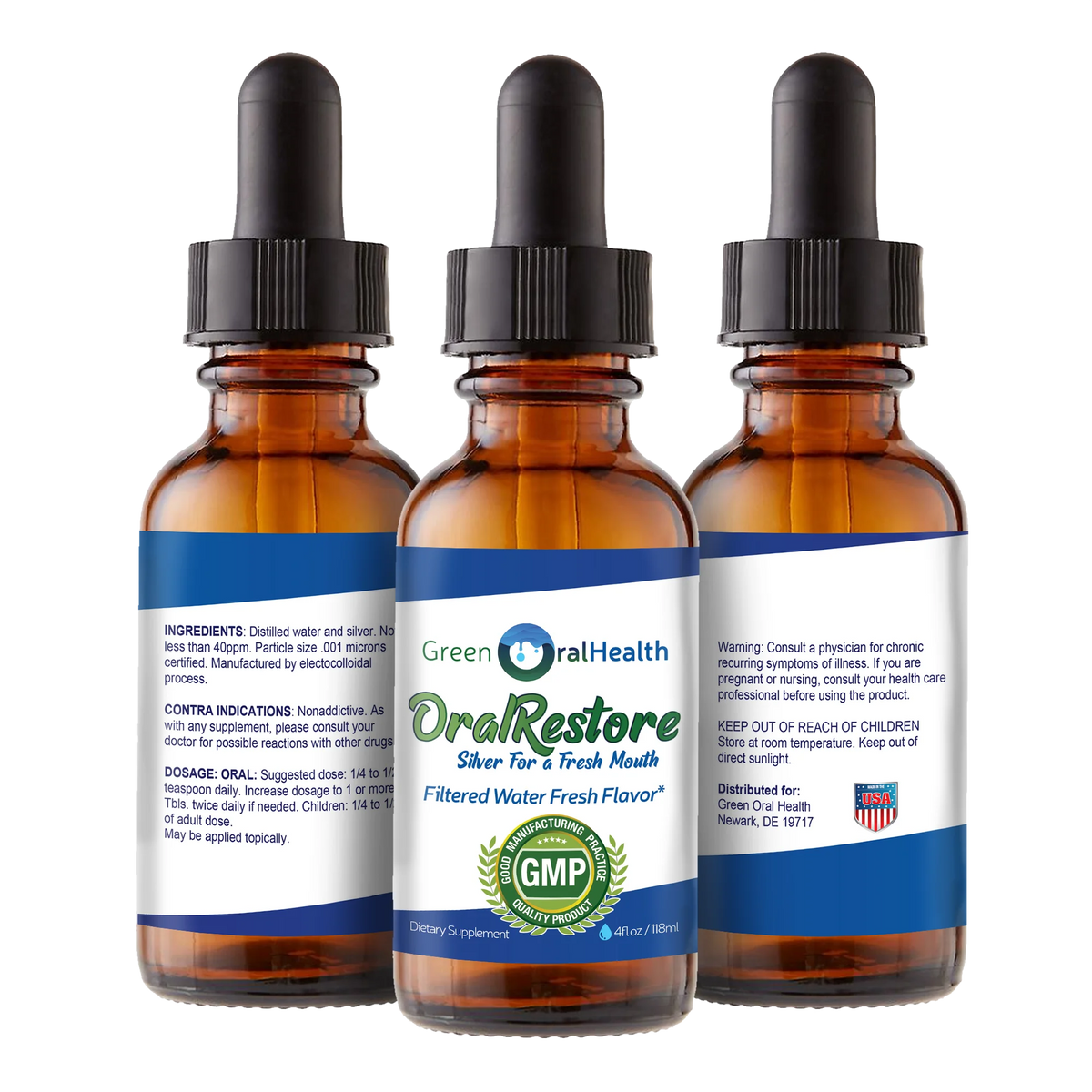 Colloidal Silver 40 Ppm 4 fl oz U6670