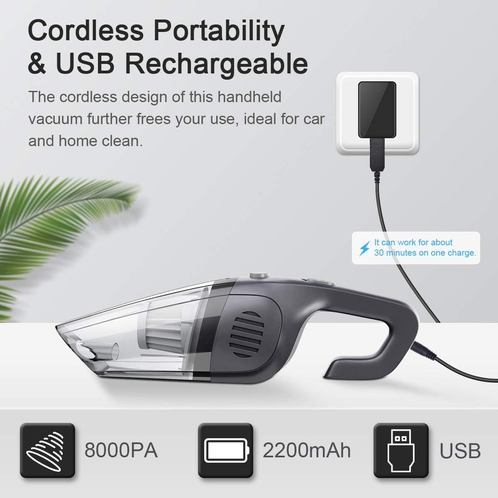 Cordless Rechargeable Handheld Vacuum O824584