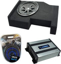 Single 10 Loaded Sub Box Enclosure with Amplifier H5526