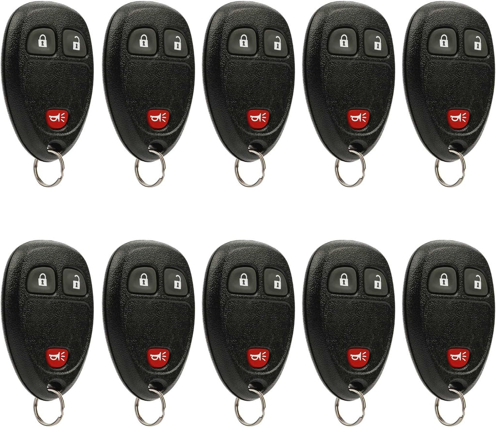 Bulk Lot of 10 Pack of 2 Keyless Entry Remote E444