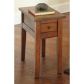 Oak Chairside End Table E329550