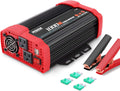 1000W Car Power Inverter 12V DC to 110V AC Converter Dual AC Outlets 3.1A USB Port Pack of 2 F26348