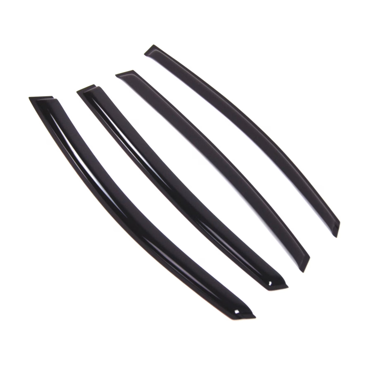 Smoke Tinted 4 Pcs Window Visor Deflector Set J93799
