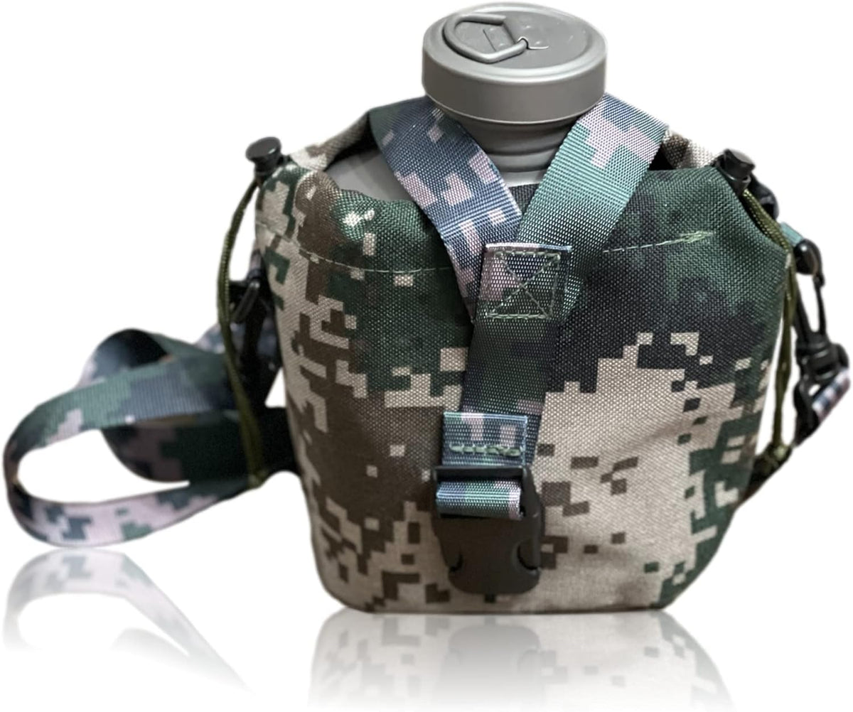 Titanium Canteen with Carry Case 1100ml 37oz Pack of 2 I76756