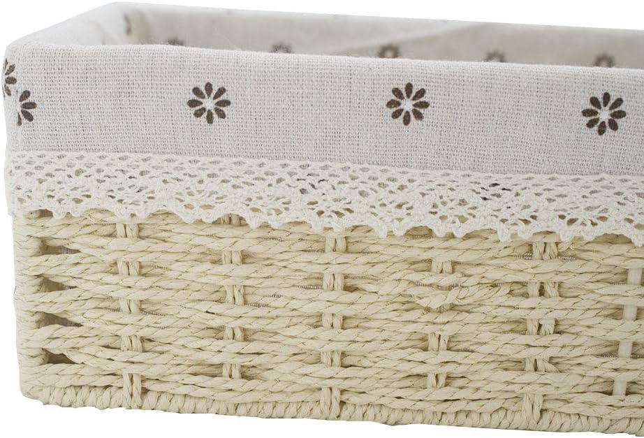Paper Rope Woven Storage Baskets V5072