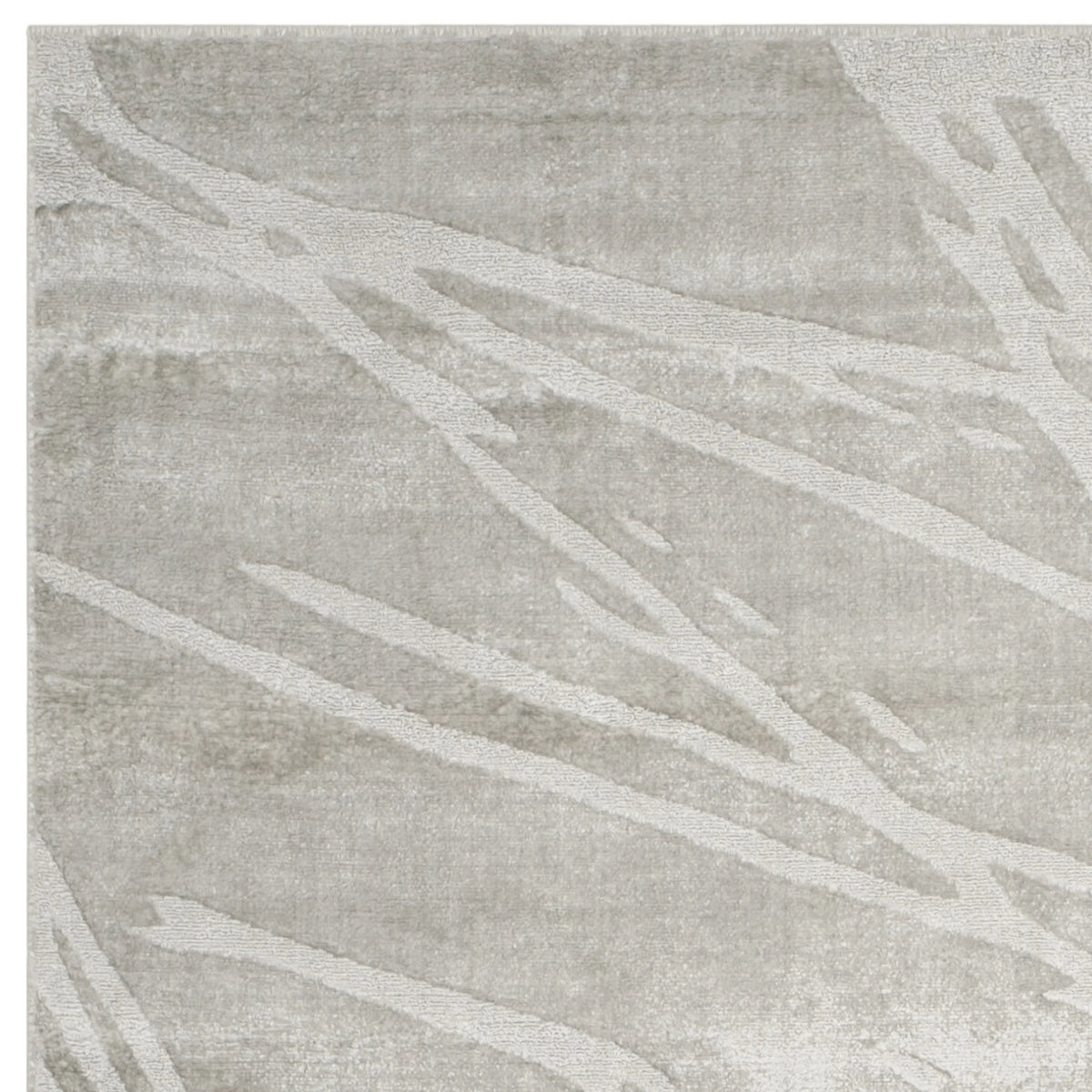 Grey Abstract Area Rug, 6' x 9' M6588