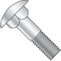 3/8-16 x 12 Carriage Bolt - Grade 2 - Partial Thread - Round Head - Square Neck - Zinc - Pkg of V2994