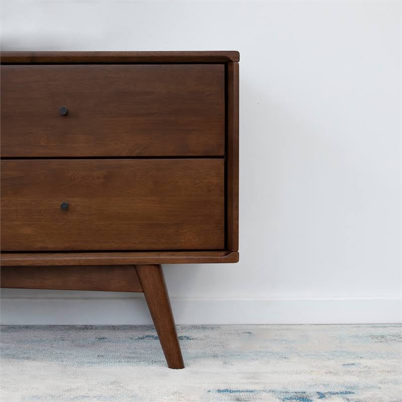 Brown Walnut Wood Night Stand I445650