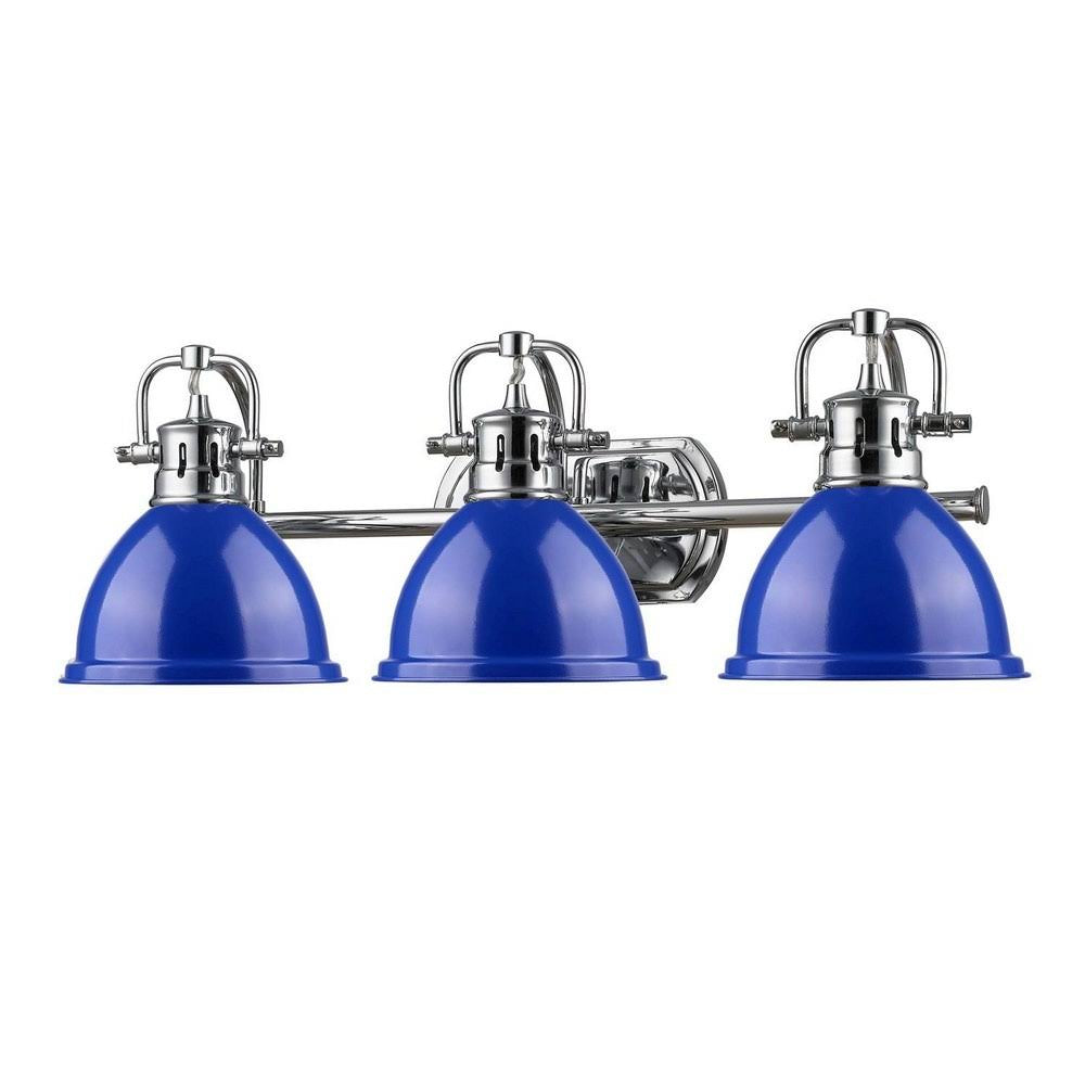 Matte Black 3 Light Bath Vanity P76790