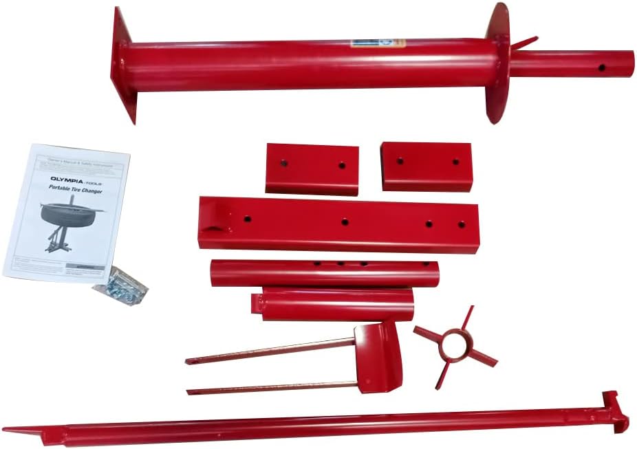 Red Manual Tire Changer Base L688