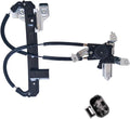 Rear Left Driver Side Window Regulator with Motor Assembly Compatible with 2002-2006 Escalade 2000-2006 Tahoe GMC Yukon Pack of 2 B887