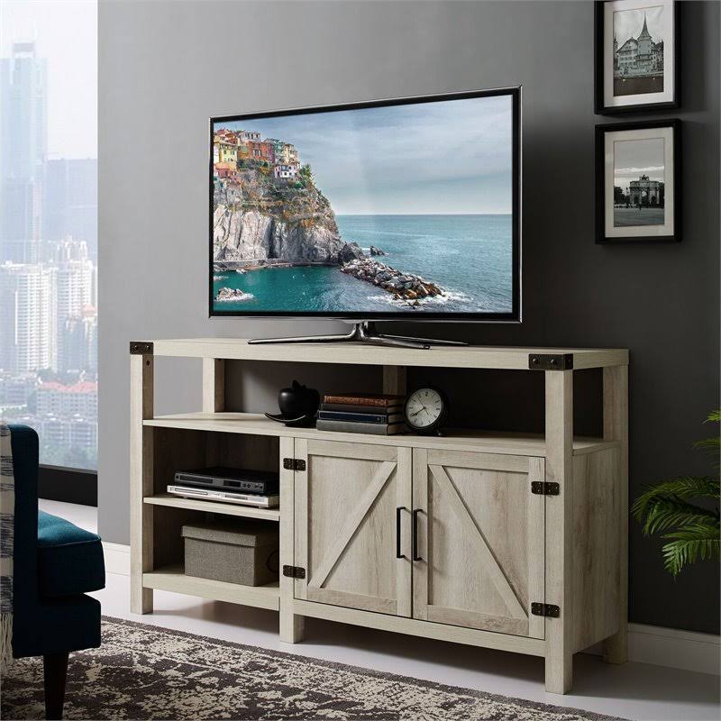 White Oak Highboy Console I8529