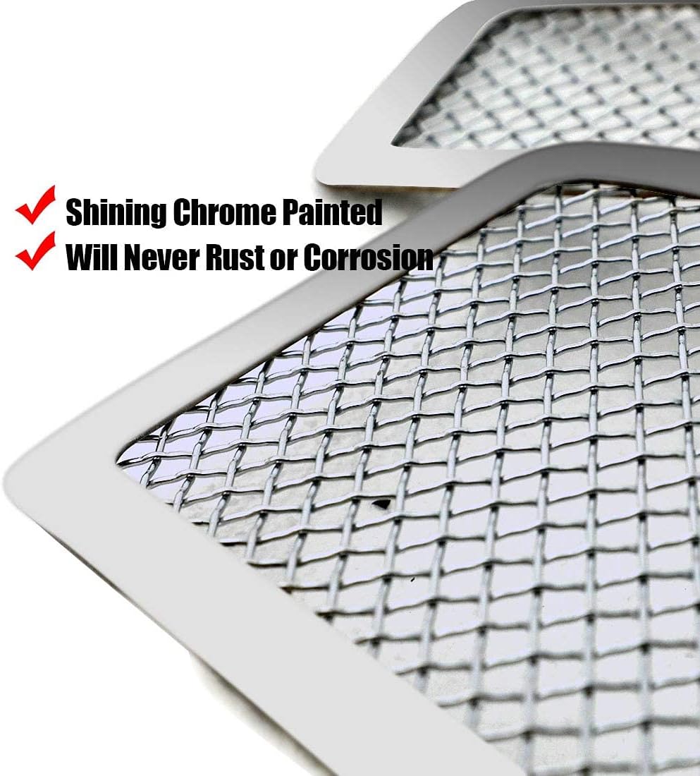 Chrome Stainless Steel Diamond Mesh Grille Insert A166408