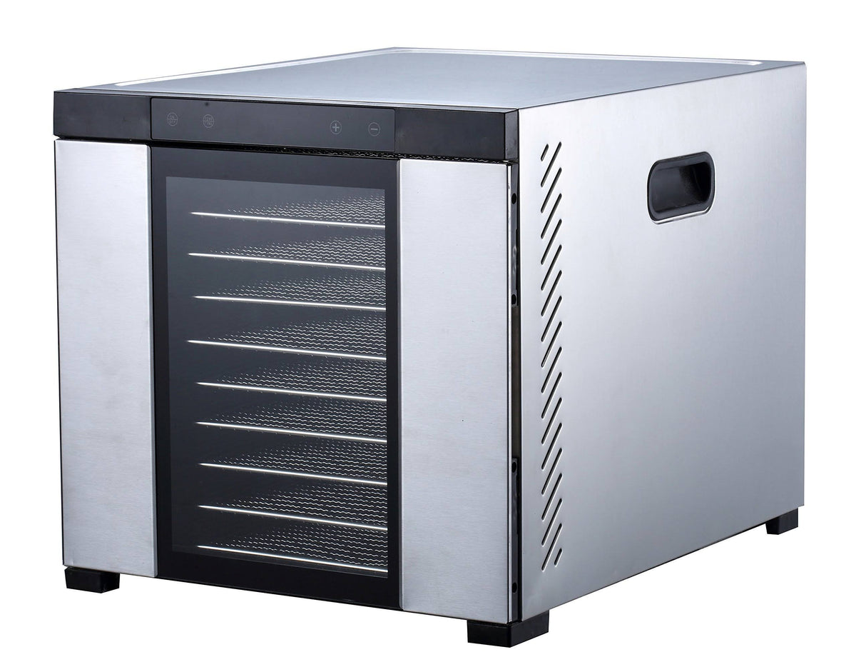 10 Tray All Stainless Steel Dehydrator with Glass Door B96411