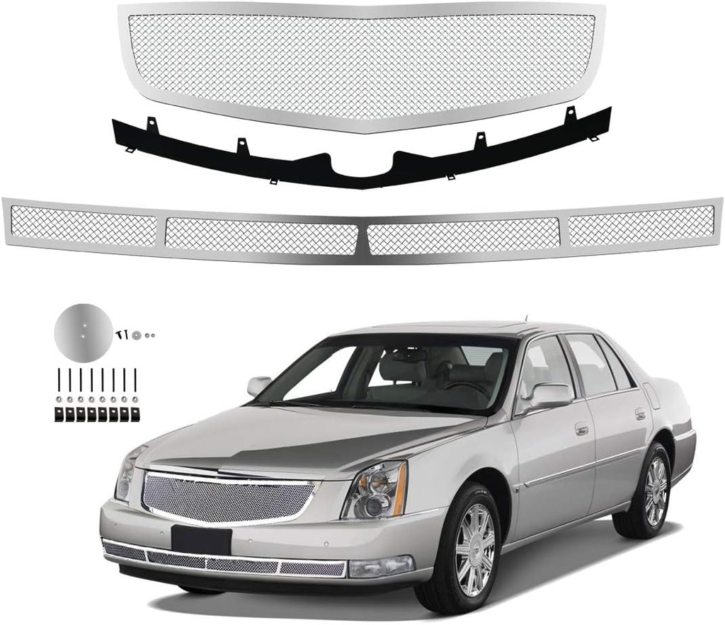 Chrome Stainless Steel Diamond Mesh Grille Insert A166408