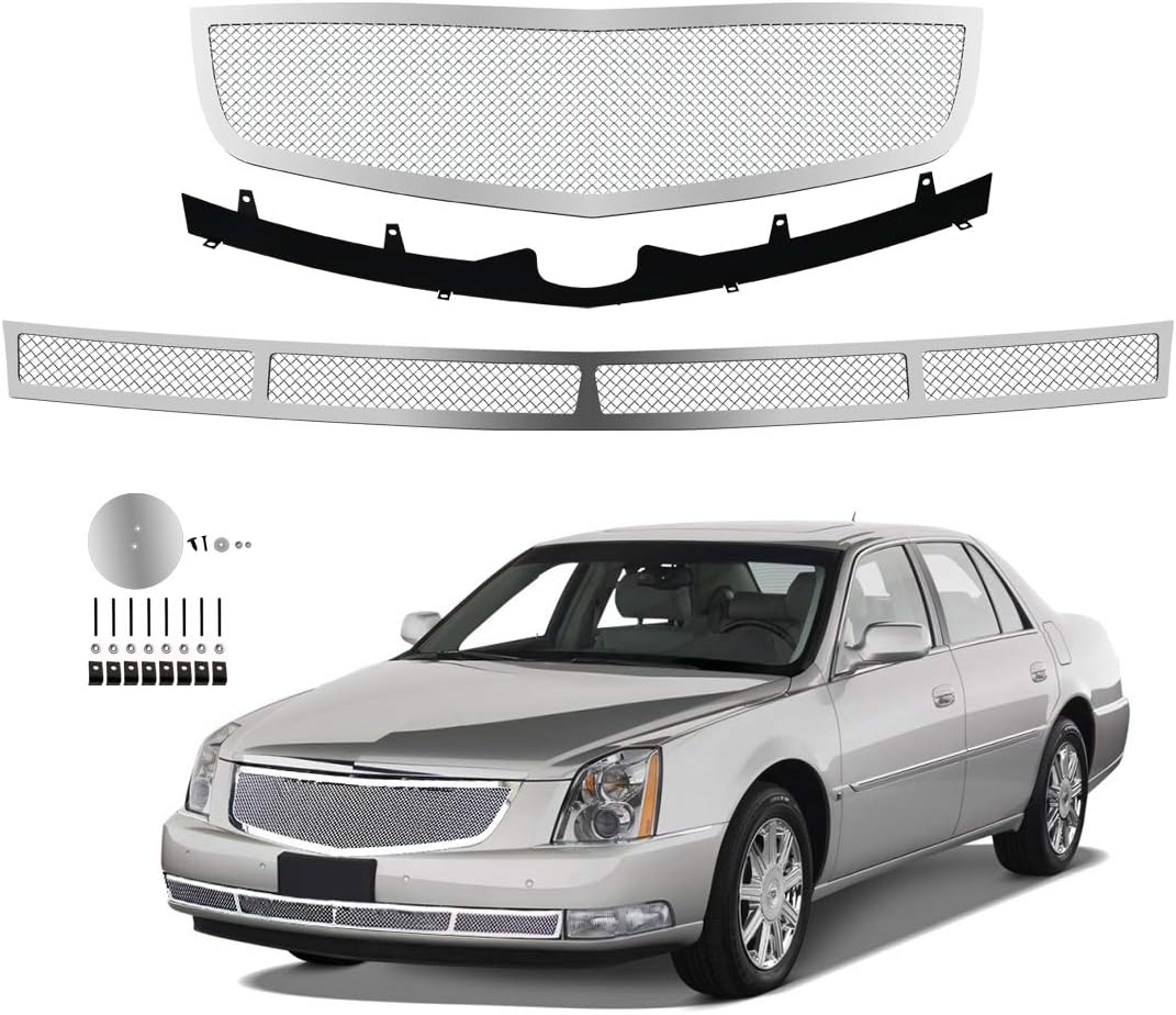 Chrome Stainless Steel Diamond Mesh Grille Insert A166408