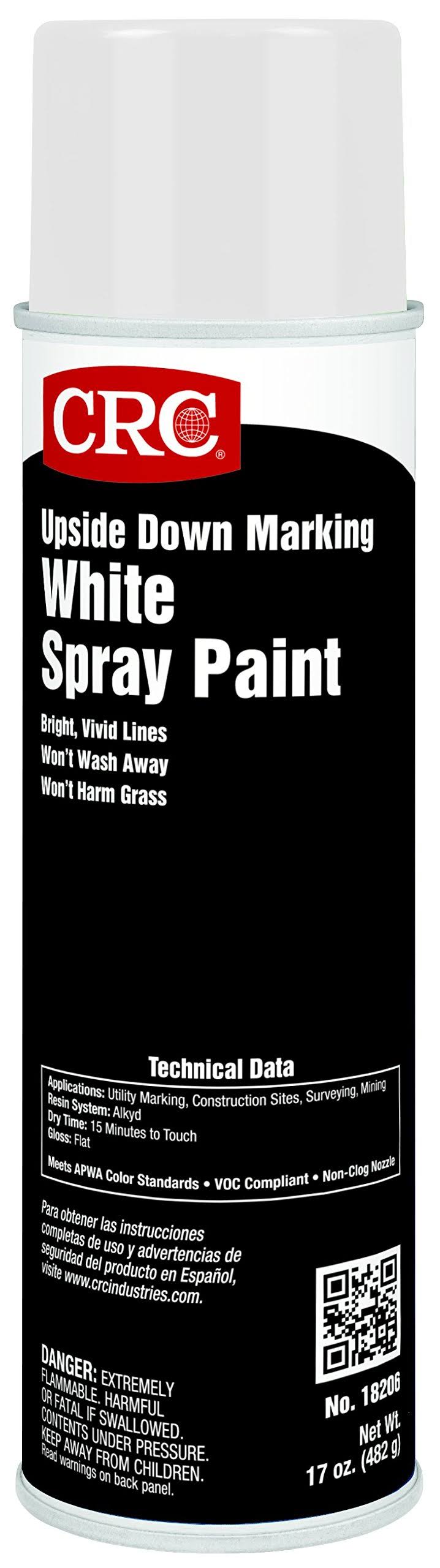 White 17 oz Aerosol Marking Spray Paint X3723