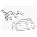 Audi Tail Lamp Assembly L230