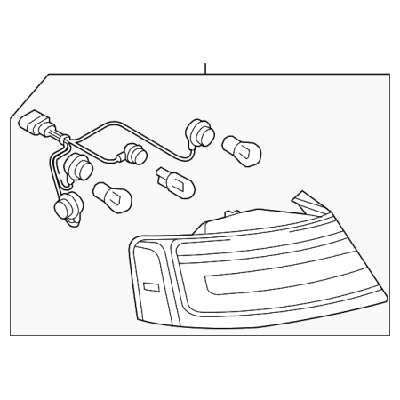 Audi Tail Lamp Assembly L230