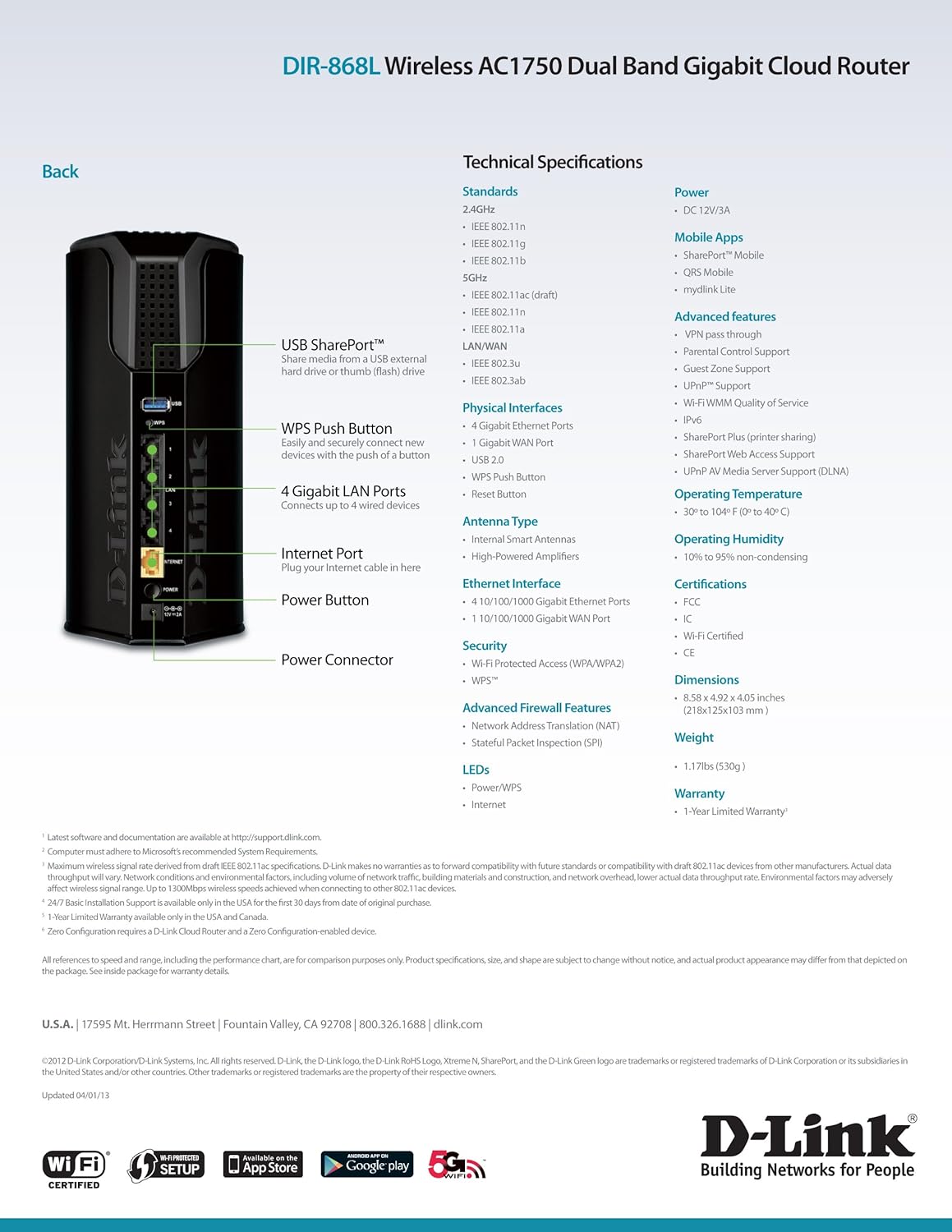 Dual-Band Gigabit Router Pack of 2 L758