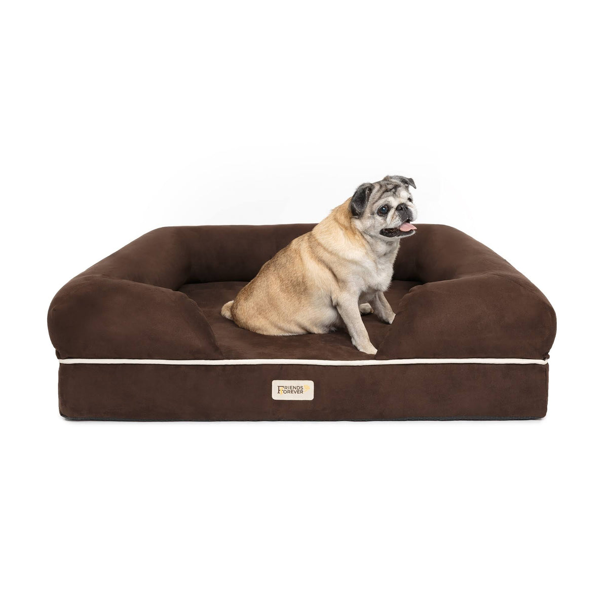 Khaki Chester Pet Couch with Solid Memory Foam X4557