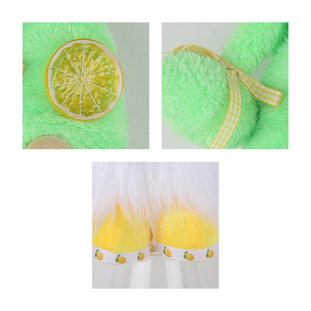 Gnomes Plush Doll Summer Style Faceless Doll Plushie Ornament Lemon Dwarf Doll Home Decor I127871