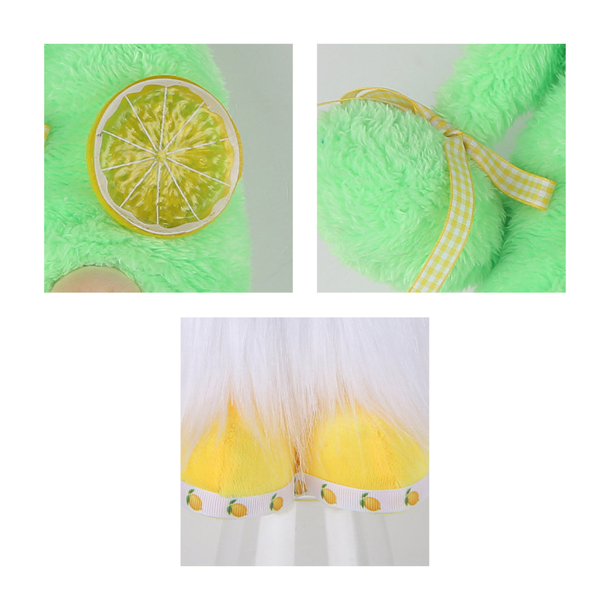 Gnomes Plush Doll Summer Style Faceless Doll Plushie Ornament Lemon Dwarf Doll Home Decor I127871