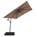 Sand Square Lighted Cantilever Umbrella K617690