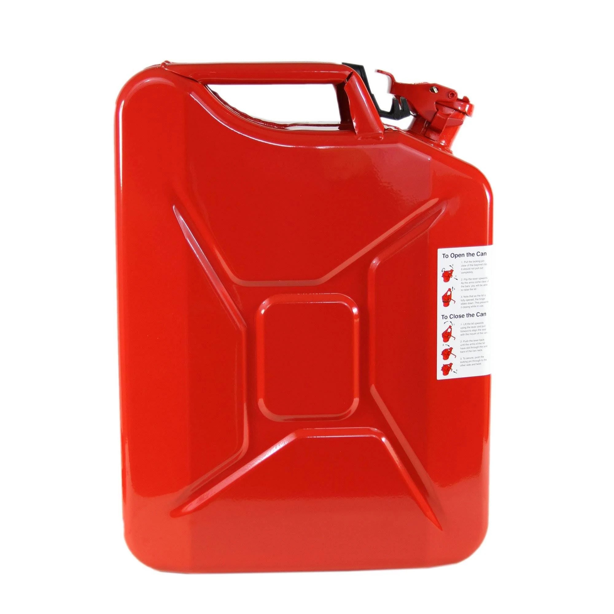 Red 5.3 Gallon 20 Liter Jerry Can with Spout X289