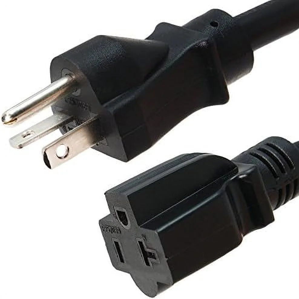 15Ft 20A 125V 12/3 SJT Extension Power Cord B624